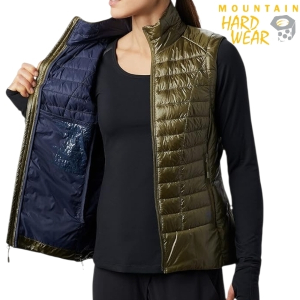 MOUNTAIN HARDWEAR Ghost Shadow Vest. Women's Large Green - Picture 8 of 10